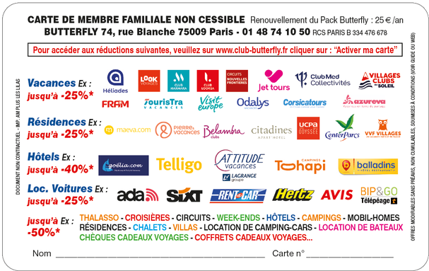 - Cinémas jusqu'à -30 % - Bons d'achats : chèques & cartes cadeaux jusqu'à -13 % - Mes séjours, avions, hôtels, résidences, campings… jusqu'à -70 % - Spectacles, sorties, parcs… les meilleurs tarifs C.S.E - Locations auto moins chères partout dans le monde  - Abonnements presse & magazines jusqu'à -86 % - Codes promos & cashback les meilleurs taux +5 €  offerts - Ski : locations, séjours et remontées mécaniques aux meilleurs prix - Thalasso & spa des réductions exclusives - Sports : Gym, Fitness, Tennis, Golf, abonnements à prix CSE